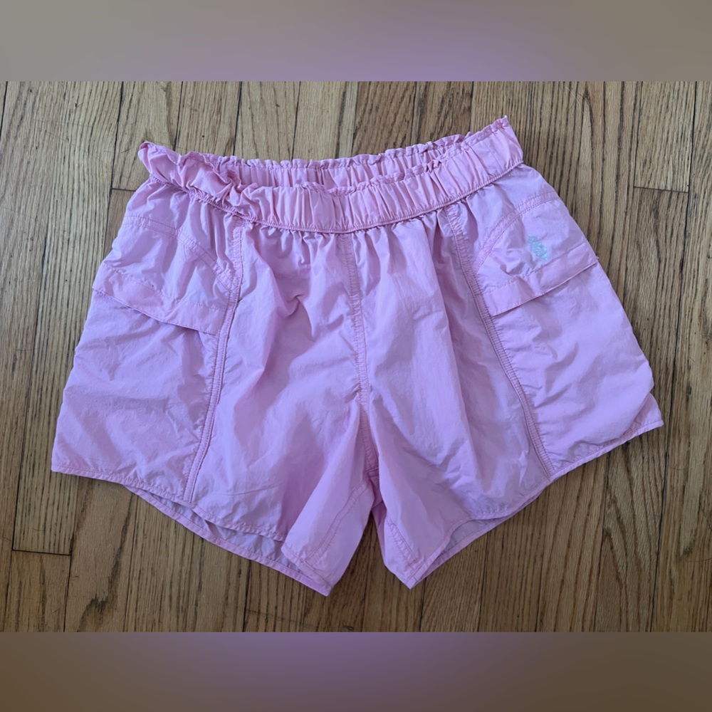 Free People Women's Pink Athletic Shorts Medium